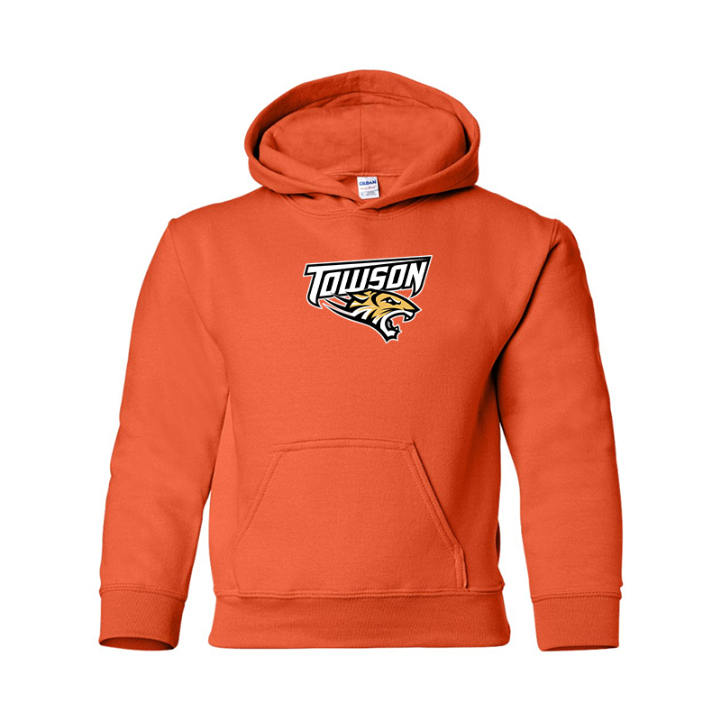 Youth Towson Tigers Gildan Heavy Blend  Hooded Sweatshirt